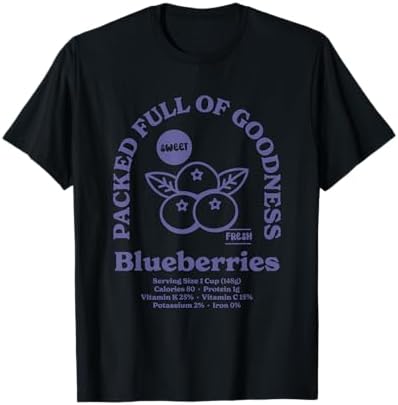 Amazon.com: Blueberry Design for Blueberry Lovers - v4 T-Shirt